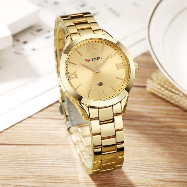 CURREN Gold Watch Women Watches Ladies Creative Steel Women's Bracelet Watches Female Clock Relogio Feminino Montre Femme - 图片 3