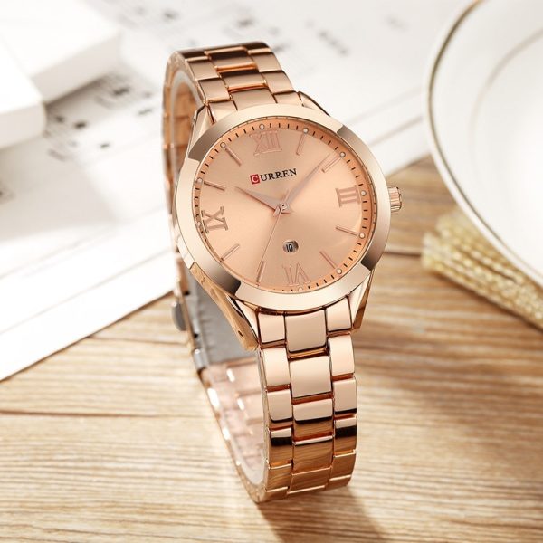 CURREN Gold Watch Women Watches Ladies Creative Steel Women's Bracelet Watches Female Clock Relogio Feminino Montre Femme - 图片 4
