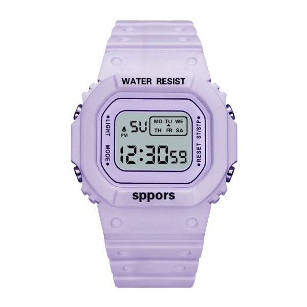 Coloful Watch Women Men Gold Casual Transparent Digital Sport Watches Lover's Gift Clock Children Wristwatch Student Reloj Mujer - 图片 6