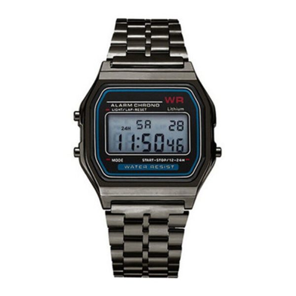 Electronic Watches Rose Gold Silver Watches Woman Men Watch Digital Display Retro Style Clock Men's Digital Wristwatches - 图片 3