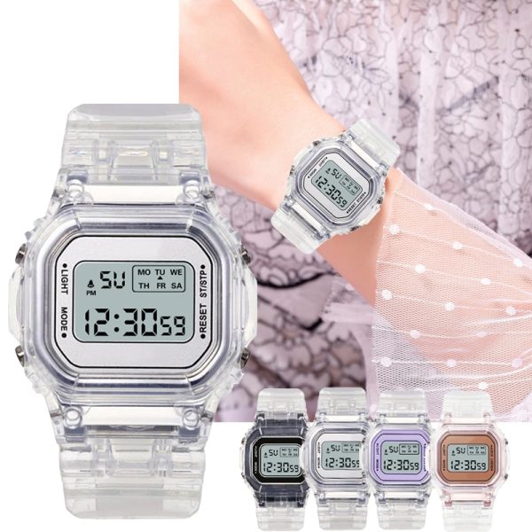 F91W Steel Strap Men Watch Vintage LED Digital Sports Watches For Women Electronic Wrist Band Clock Ladies Valentine's Day Gift - 图片 5
