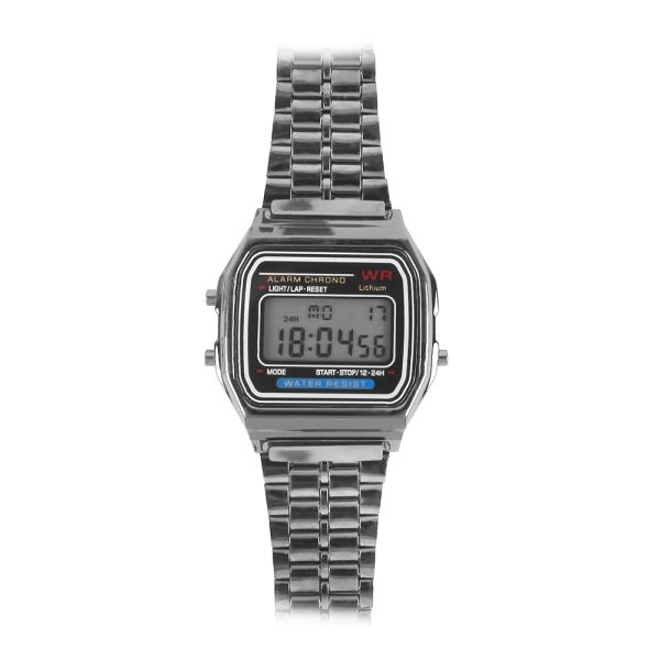 F91W Steel Strap Watches Women Watch Men Business Clock Multifunction LED Digtal Sports Wrist Watch Electronic Clock - 图片 5