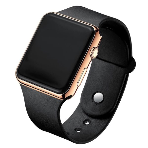 Fashion LED Electronic Digital Sports Watch For Women And Men Casual Simple Silicone Female Clock