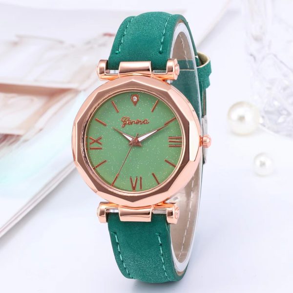Fashion new Ladies Star Belt Watch Glow-in-the-dark quartz watch - 图片 2