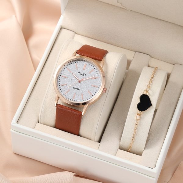 Ladies Fashion Watch New Simple Casual Women's Analog WristWatch Bracelet Gift Montre Femme(No box) - 图片 2