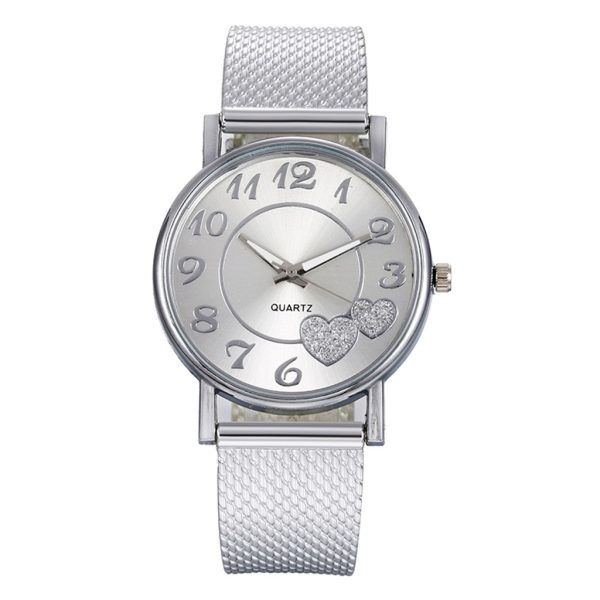 Latest Top Ladies Mesh Belt Watch Wild Lady Gift Fashionable Simple Style Quartz Wristwatch Reloj Mujer Montre Femme Relogio - 图片 4