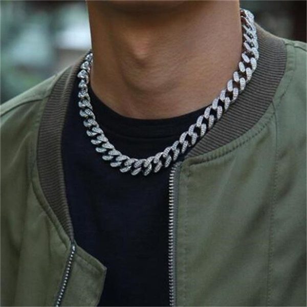 New Luxury Ice Out Diamond Watch Bracelet Necklace Men Women Miami Cz Cuban Chain Hip Hop Jewelry - 图片 6