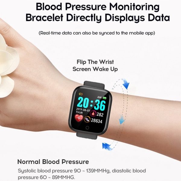New label Smart Electronic Watch For iPhone Xiaomi Sport Fitness Pedometer Color Screen Add wallpapers Watches Men Women Kids - 图片 2