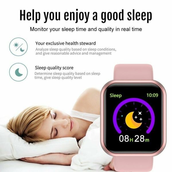 New label Smart Electronic Watch For iPhone Xiaomi Sport Fitness Pedometer Color Screen Add wallpapers Watches Men Women Kids - 图片 3