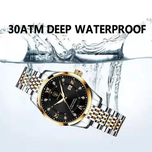 POEDAGAR Women Watches Luxury Fashion Ladies Quartz Watch Waterproof Luminous Date Stainless Stain Wristwatch Girlfriend Gift - 图片 2