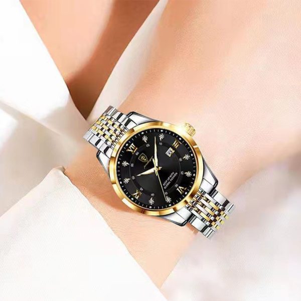 POEDAGAR Women Watches Luxury Fashion Ladies Quartz Watch Waterproof Luminous Date Stainless Stain Wristwatch Girlfriend Gift - 图片 5