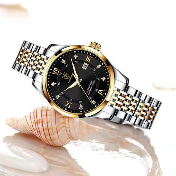 POEDAGAR Women Watches Luxury Fashion Ladies Quartz Watch Waterproof Luminous Date Stainless Stain Wristwatch Girlfriend Gift - 图片 6