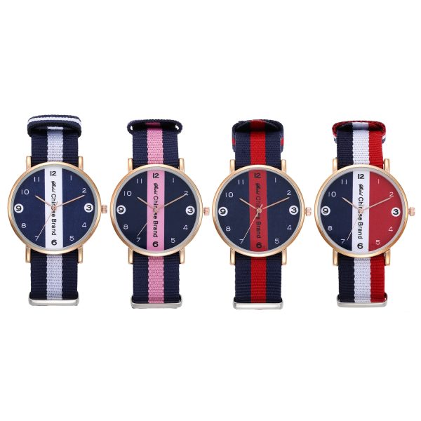 WOKAI High quality Ladies Casual Fashion Nylon Watchband Quartz Business Watch Sportswear Student Girl clock - 图片 3
