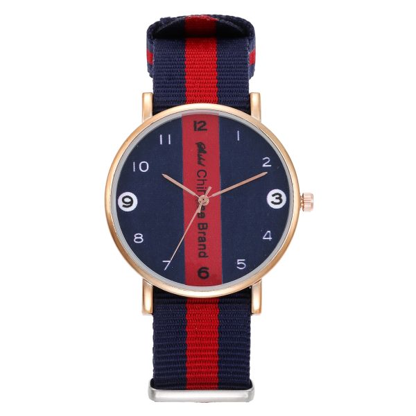 WOKAI High quality Ladies Casual Fashion Nylon Watchband Quartz Business Watch Sportswear Student Girl clock