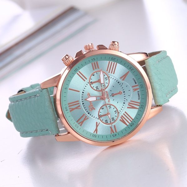 Watch Women Casual Ladies Watches Top Brand Luxury Woman Watch Leather Waterproof Simple Dress Quartz Wristwatch Female Clocks - 图片 2