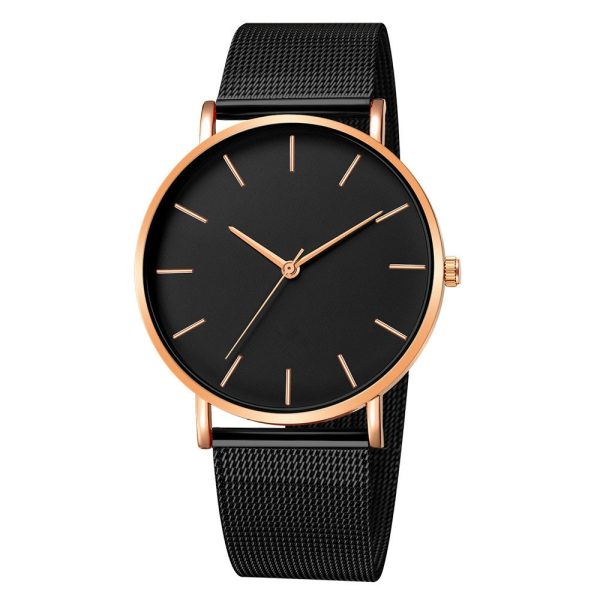 Women Watch Rose Gold Montre Femme 2023 Mesh Belt Ultra-thin Fashion Relojes Para Mujer Luxury Wrist Watches Reloj Muje - 图片 3